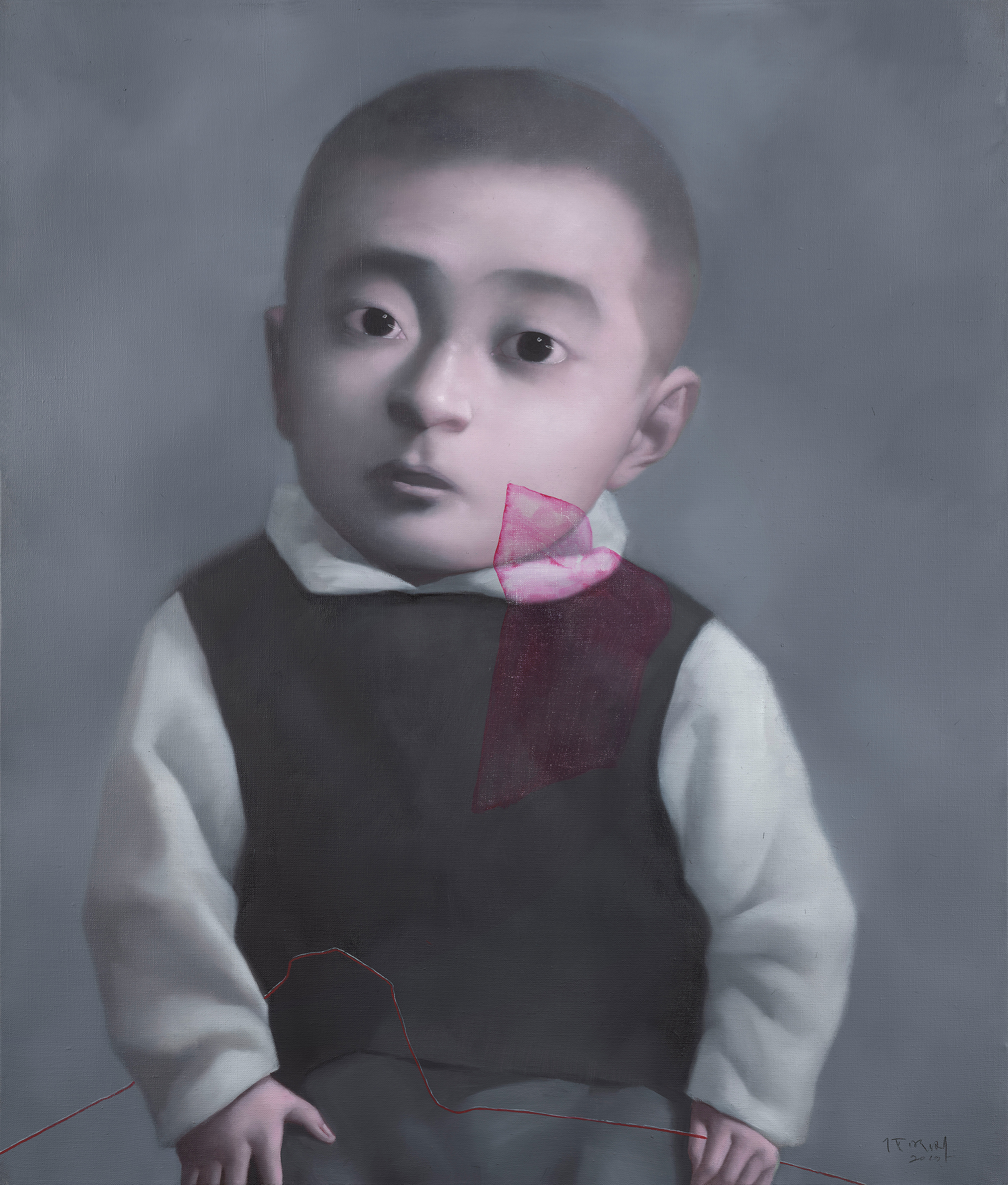 张晓刚 《男孩肖像》